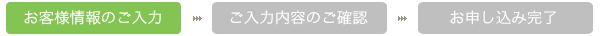 お客様情報のご入力